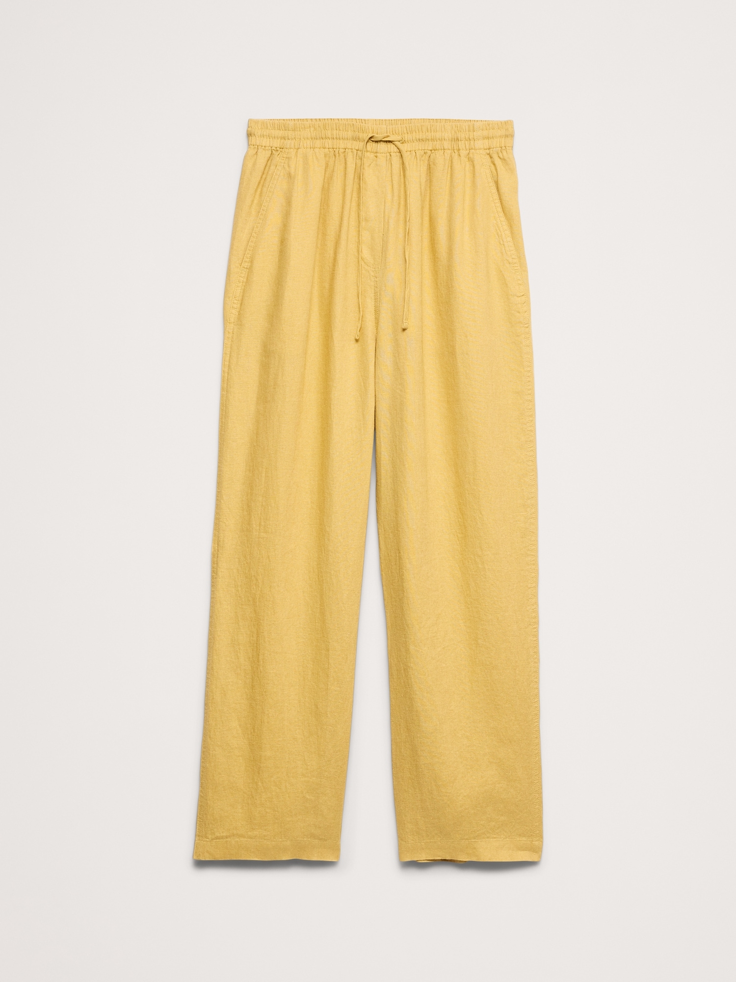 Image number 4 showing, The Getaway Straight-Leg Pull-On Pant in Linen