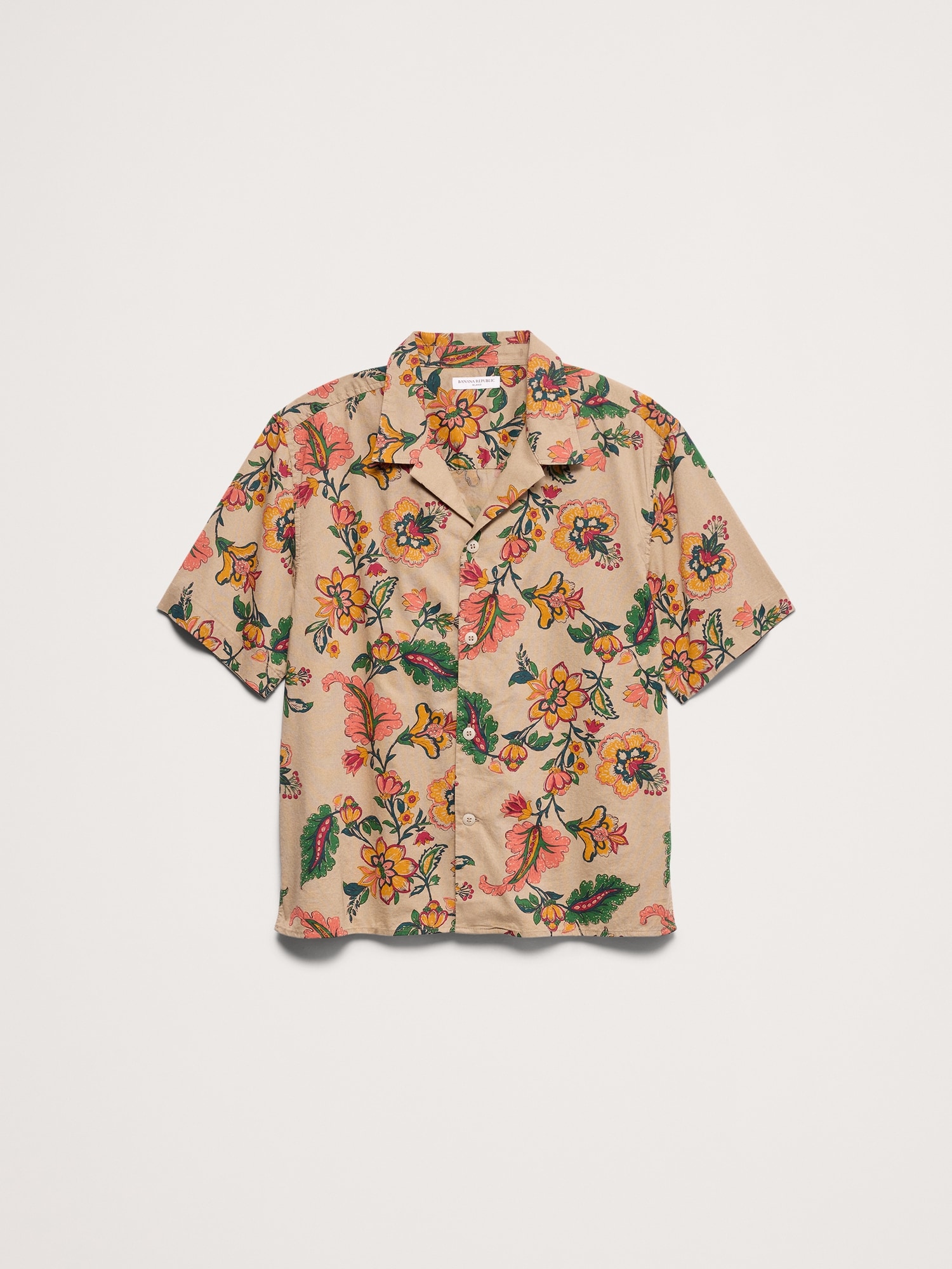 Image number 5 showing, Relaxed-Fit Cotton Poplin Resort Shirt