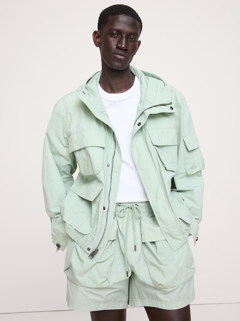 BLOUSON AVIATEUR MULTI-POCHES DÉCONTRACTÉ