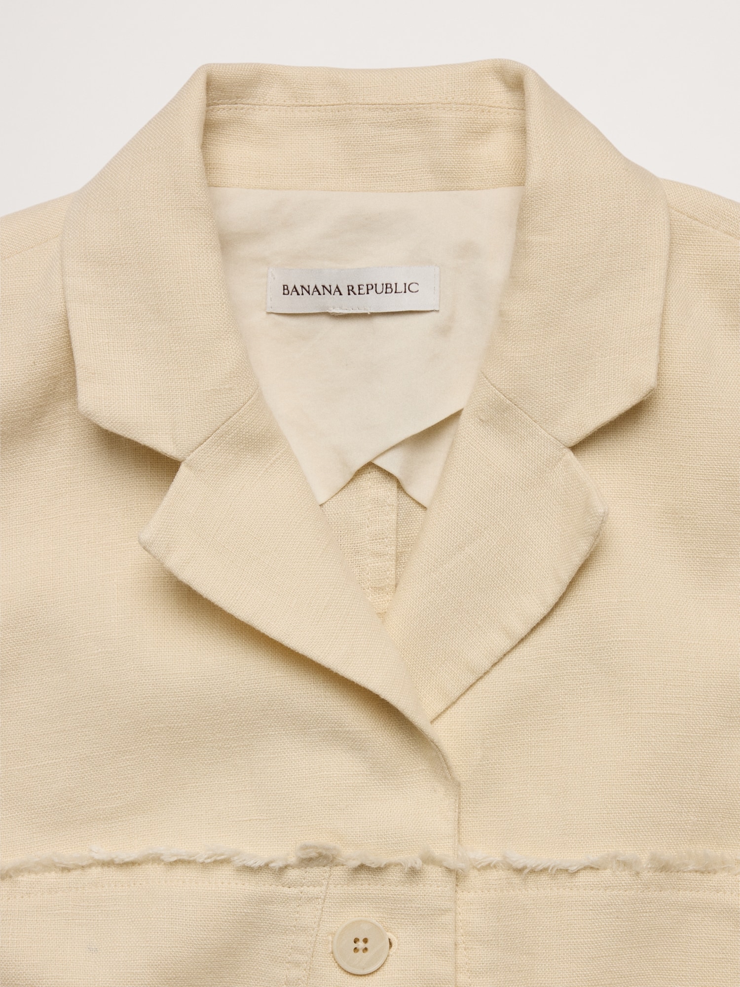 Image number 6 showing, Fringe Linen Blazer