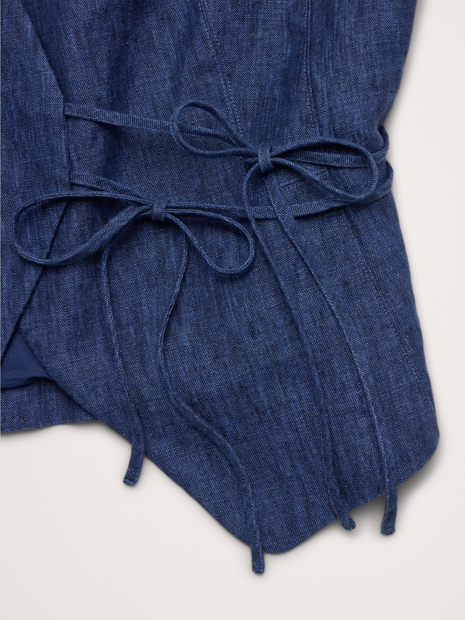 Image number 6 showing, Linen Wrap Vest