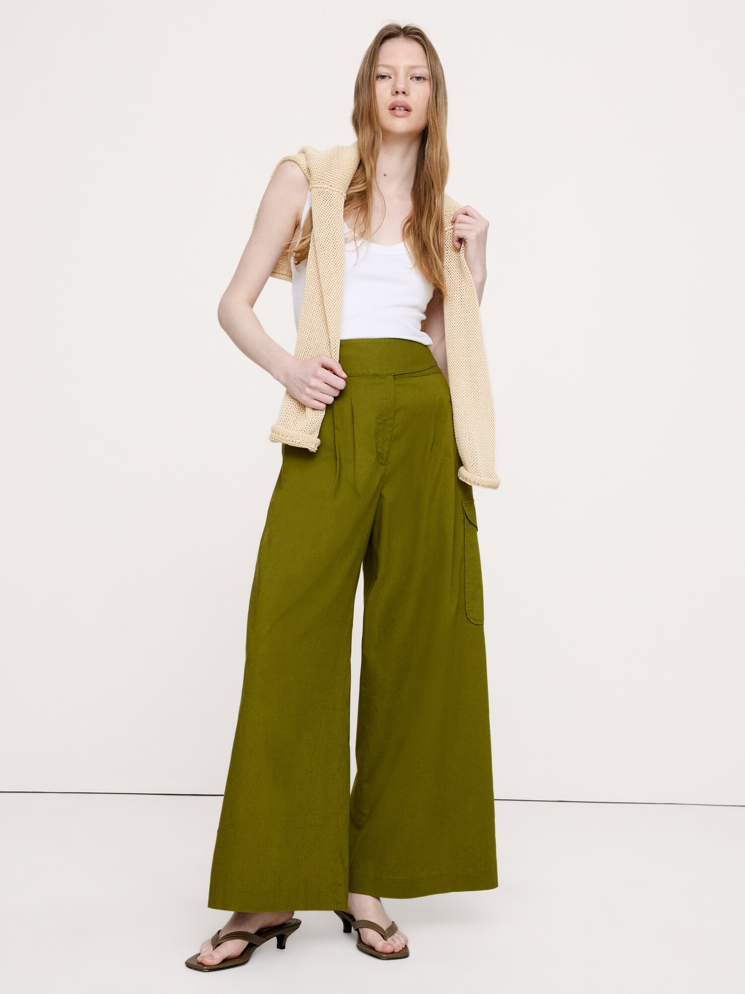 Image number 1 showing, Heritage Explorer High-Rise Wide-Leg Pant