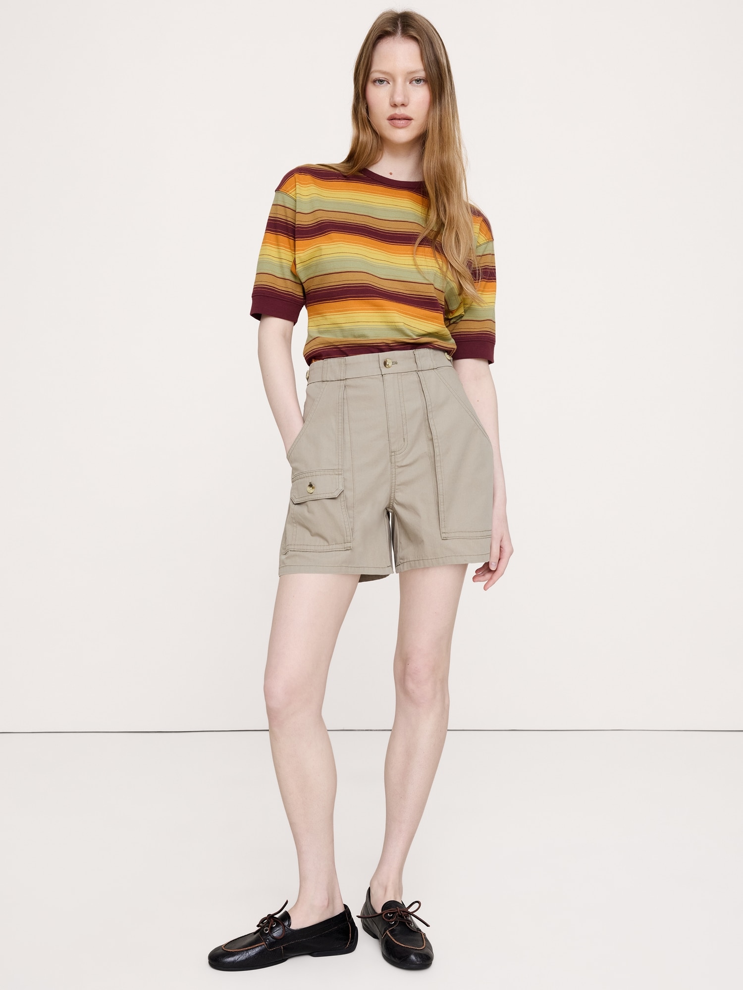 Image number 1 showing, Vintage Cotton Dolman T-Shirt
