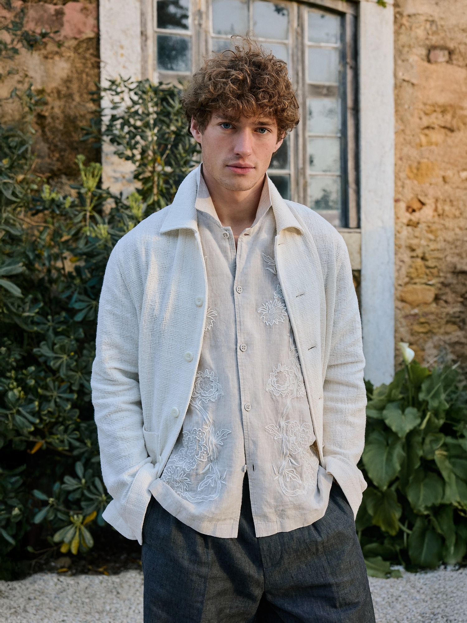 Image number 5 showing, Basketweave Shirt Jacket