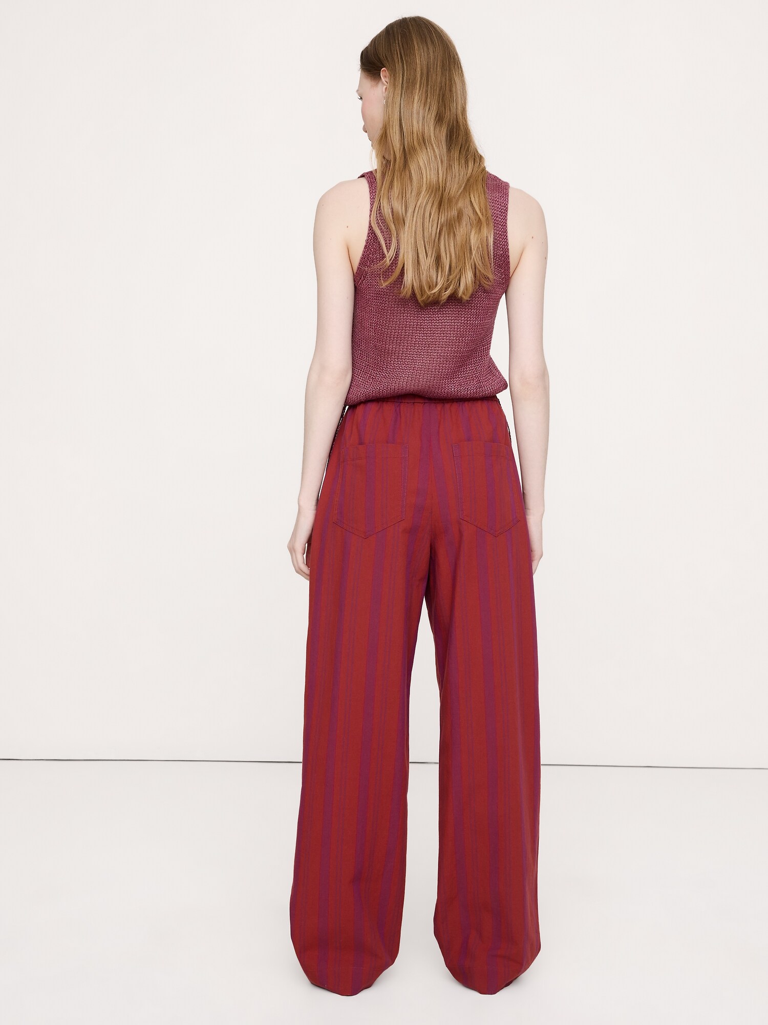 Image number 3 showing, Cotton Pull-On Side-Tie Pant