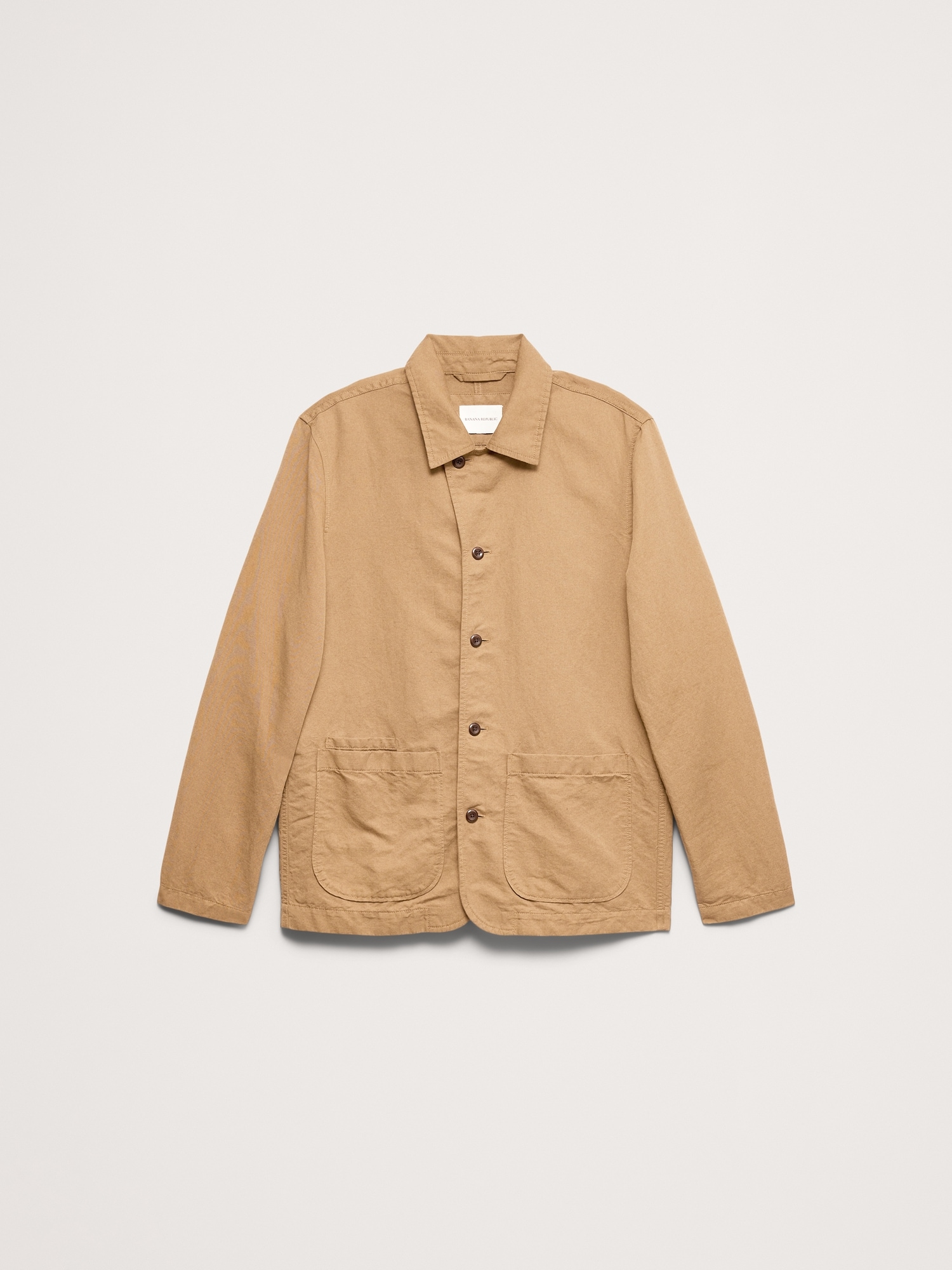 Image number 5 showing, Italian Linen-Cotton Shirt Jacket