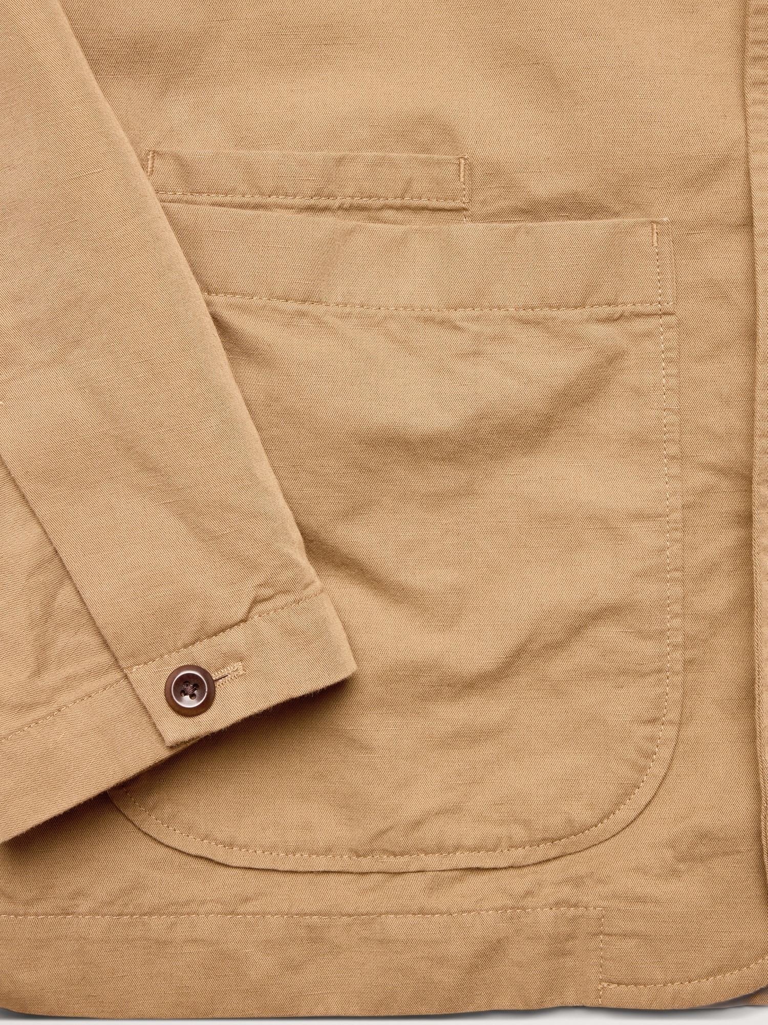 Image number 6 showing, Italian Linen-Cotton Shirt Jacket