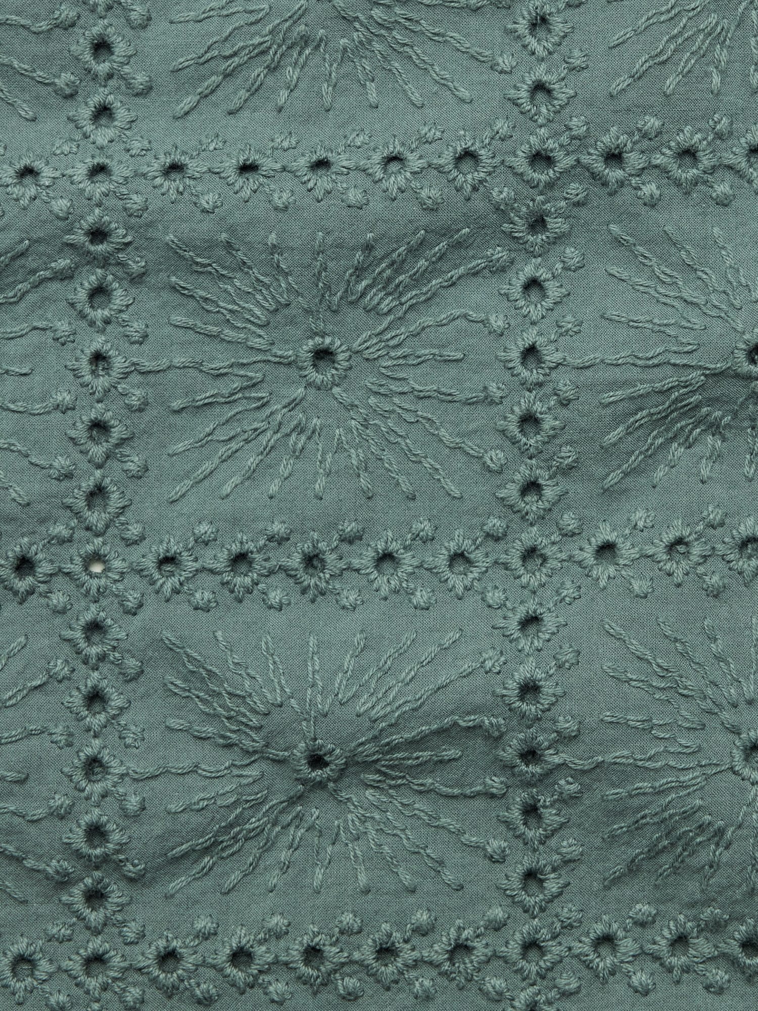 Image number 2 showing, Relaxed-Fit Embroidered Cotton Eyelet Resort Shirt