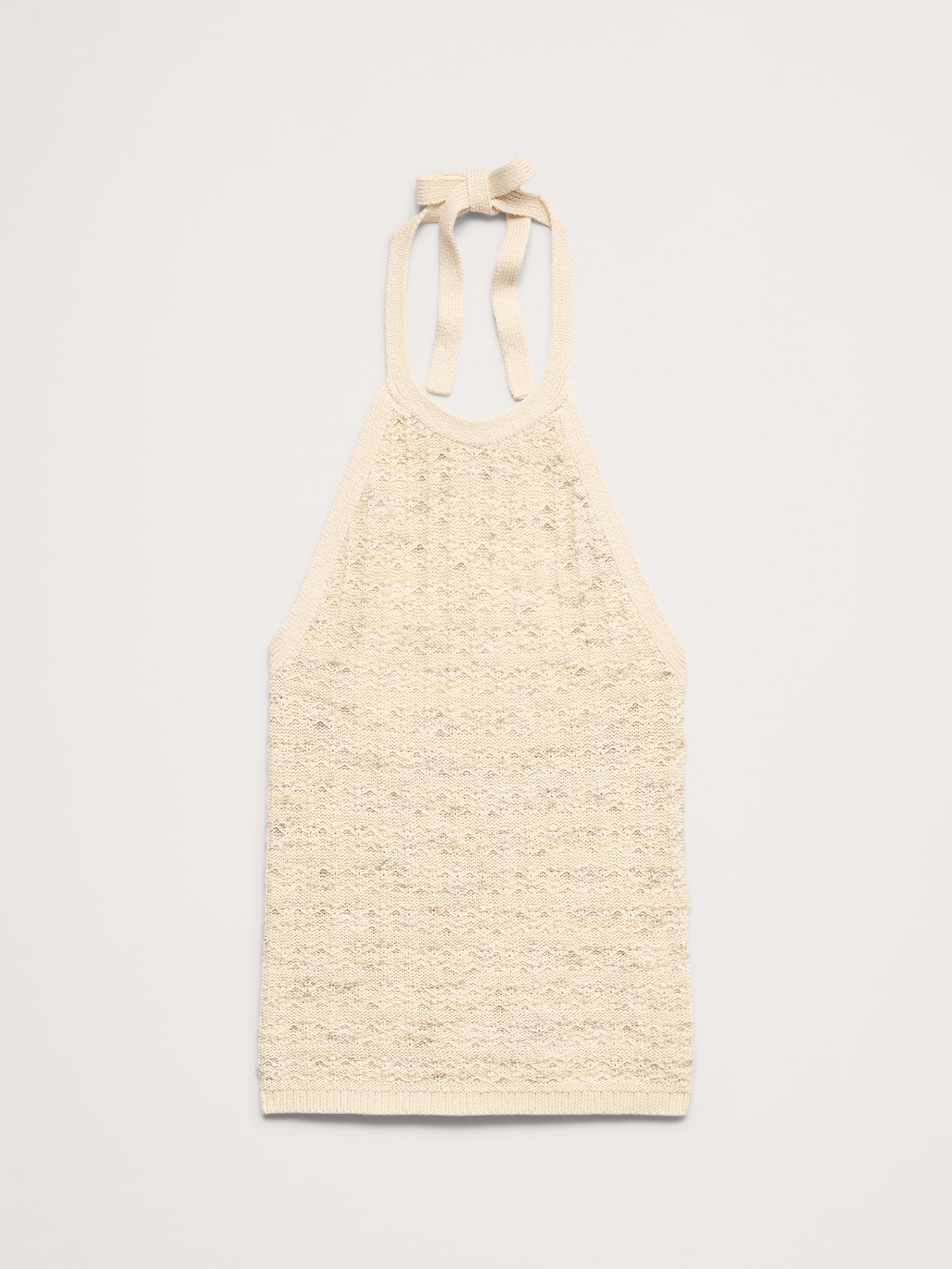 L'image numéro 5 présente Camisole à encolure bain de soleil avec lien à nouer à la nuque.