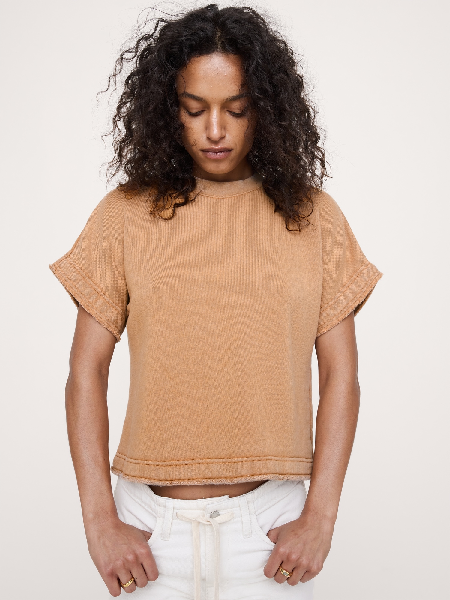 Image number 3 showing, Terry Sweatshirt Tee