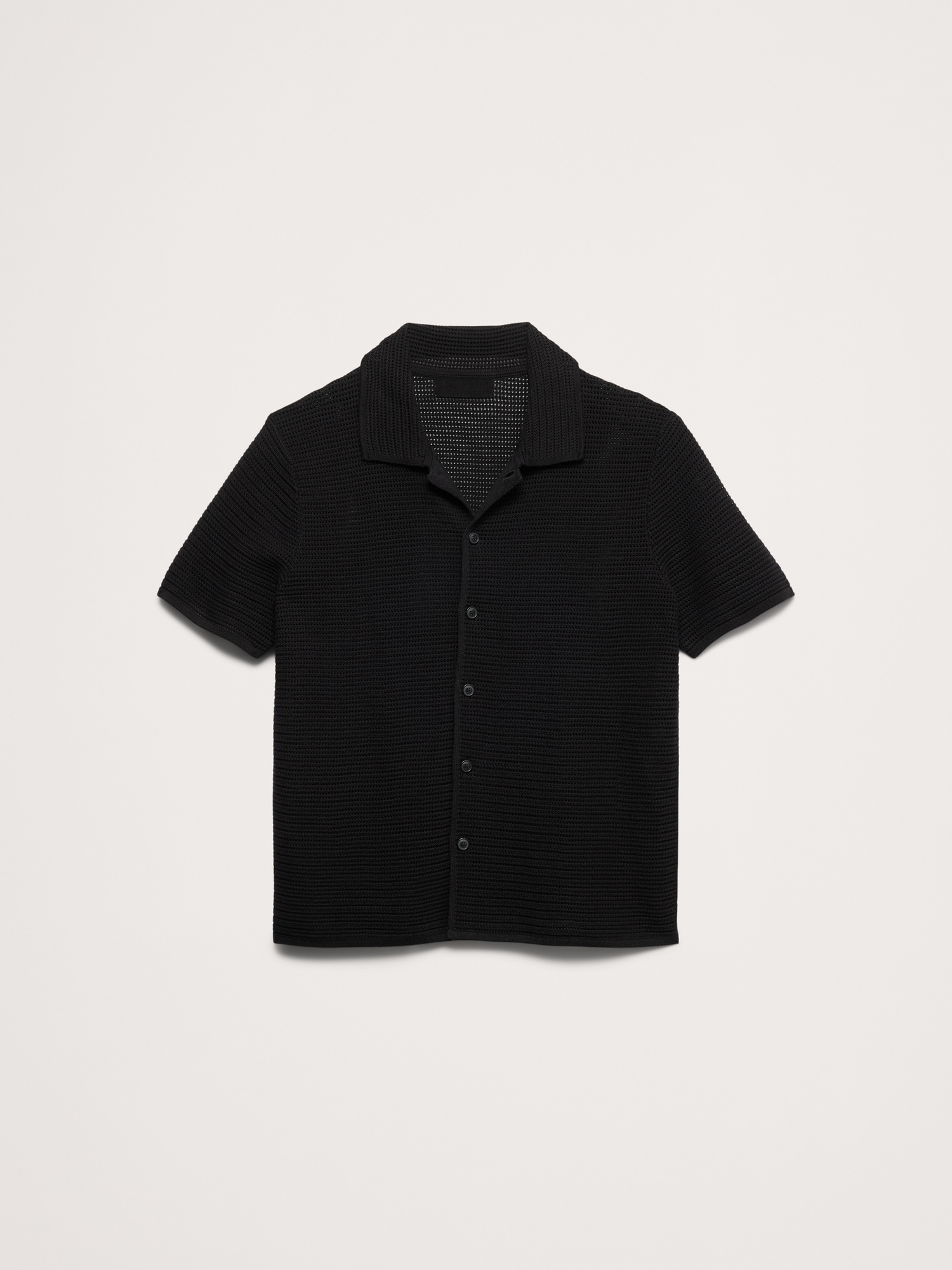 L'image numéro 4 présente Cardigan polo en coton à mailles