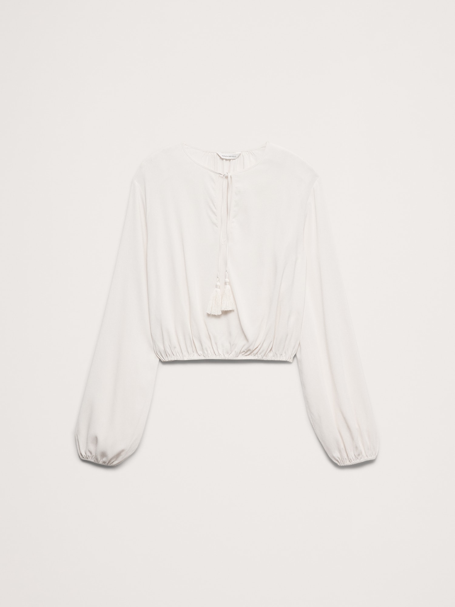 Image number 8 showing, Georgette Tie-Neck Blouse