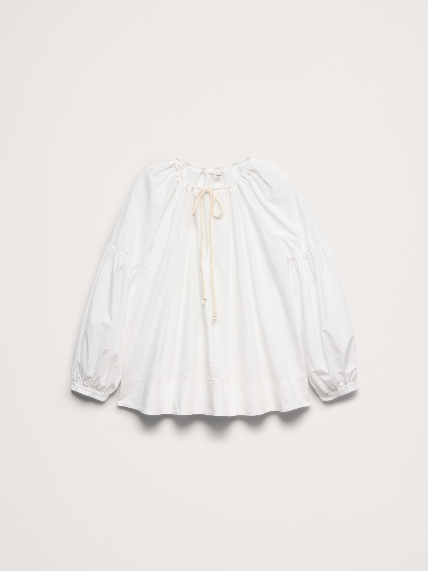 Image number 6 showing, Cotton Poplin Drawstring Top