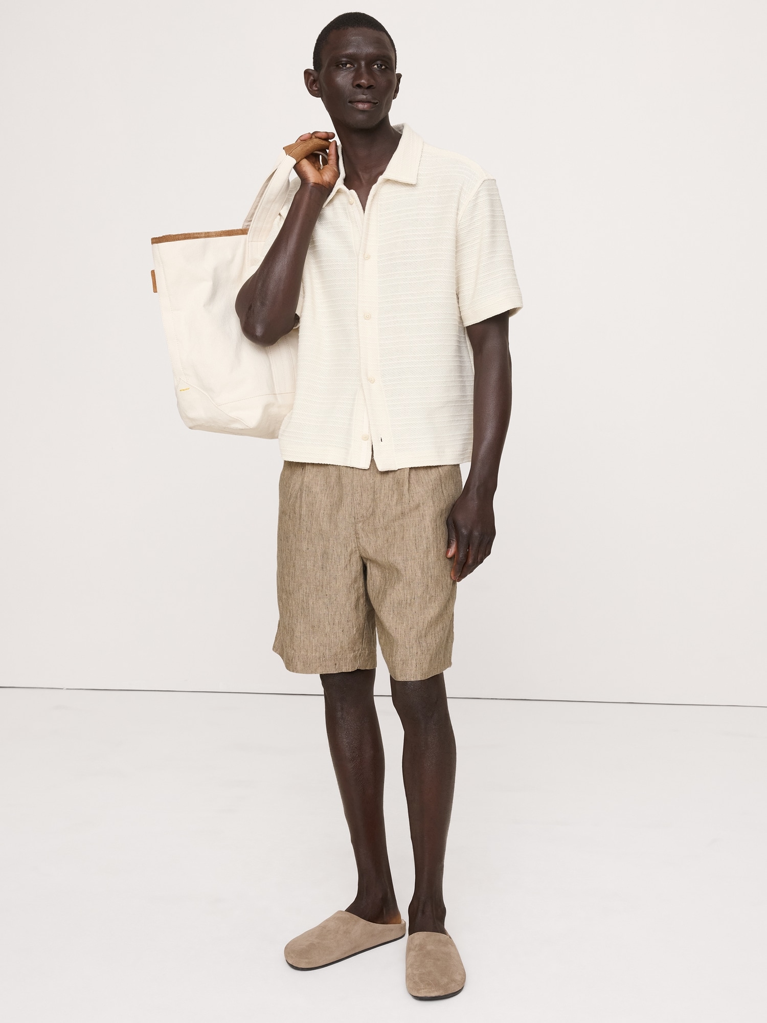 Image number 1 showing, Knit Twill Resort Shirt
