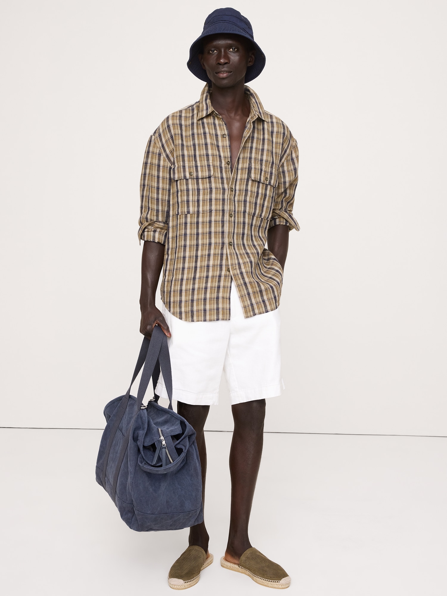 Image number 1 showing, Relaxed-Fit Linen Explorer Shirt