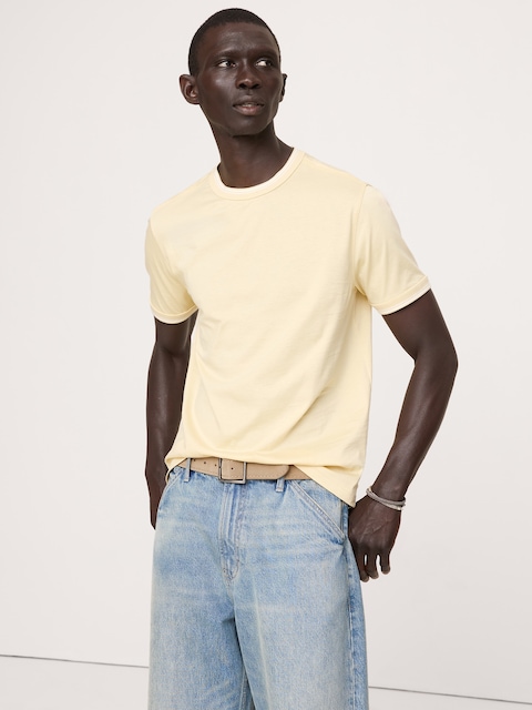 T-SHIRT EN COTON SOYEUX