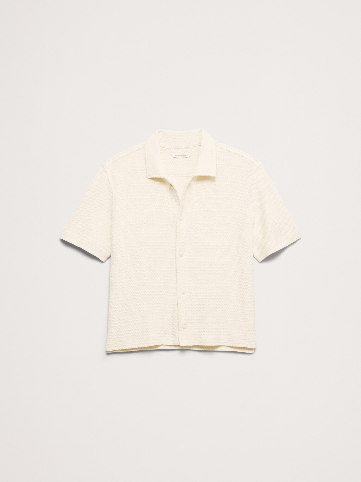 L'image numéro 4 présente Chemise de vacances en tricot de sergé