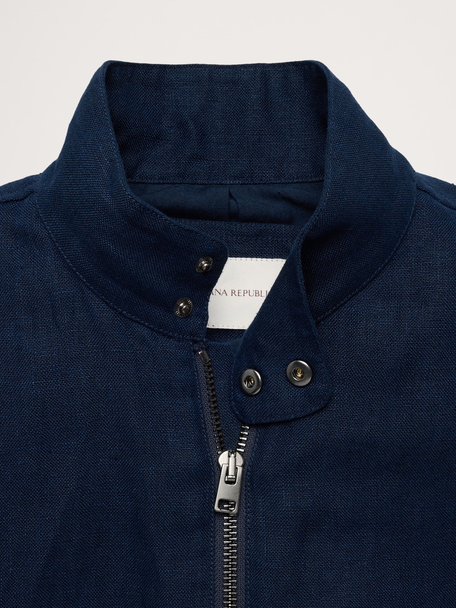 L'image numéro 6 présente Veste Harrington en lin