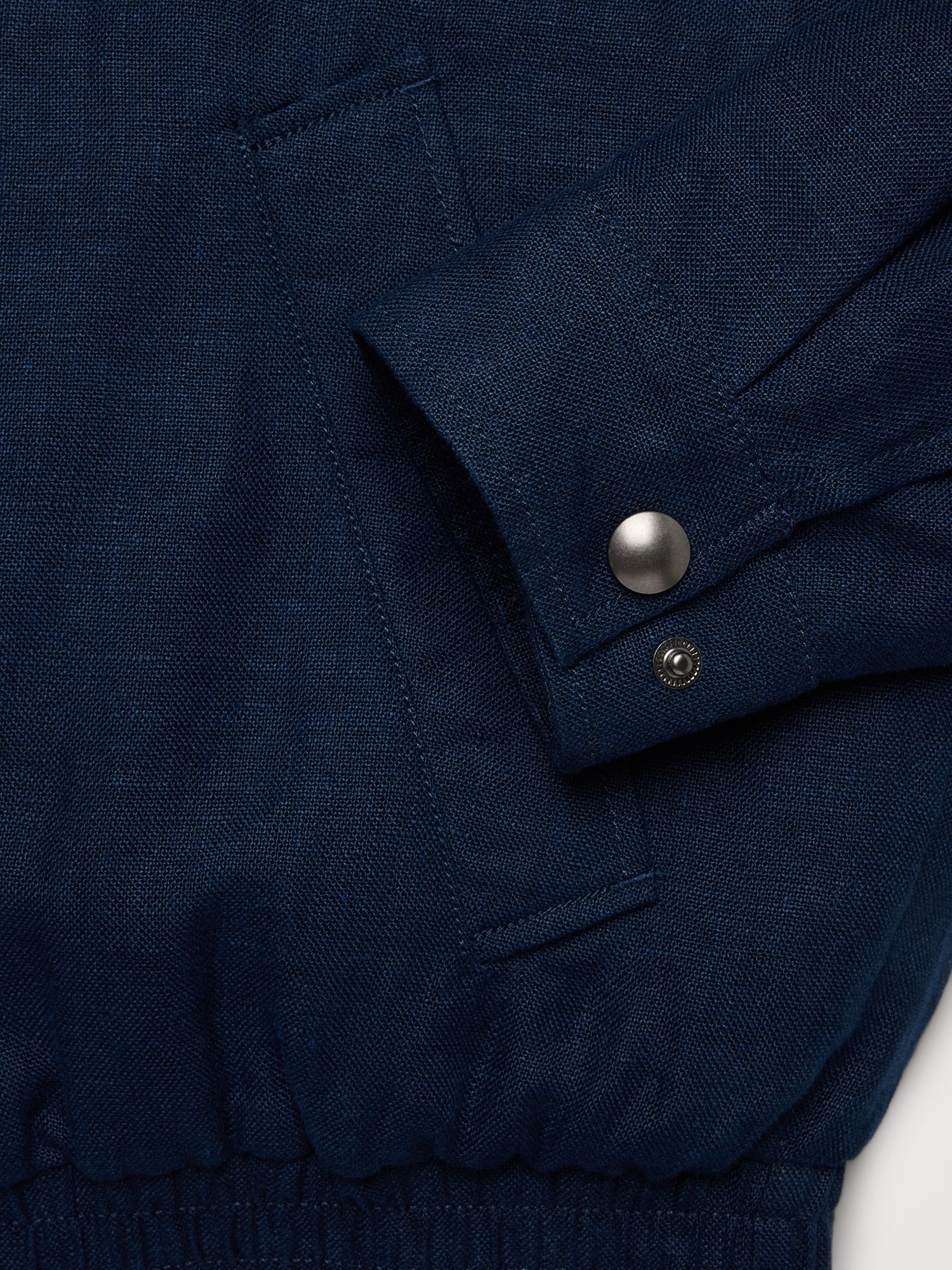 L'image numéro 7 présente Veste Harrington en lin