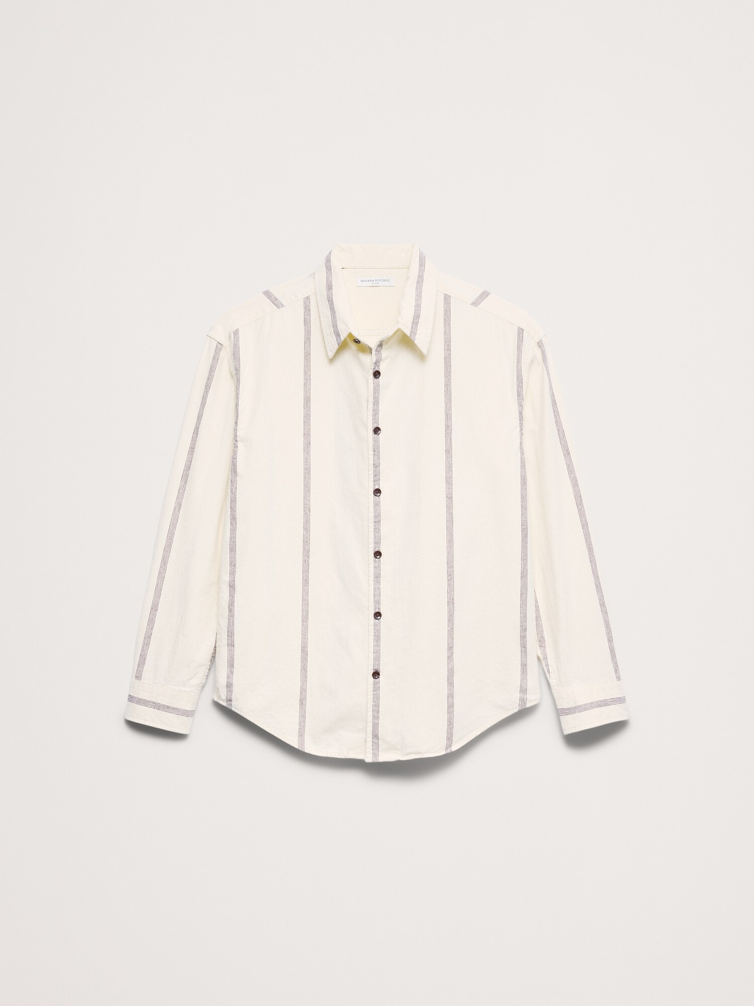 Image number 5 showing, Relaxed-Fit Cotton-Linen Neps Shirt