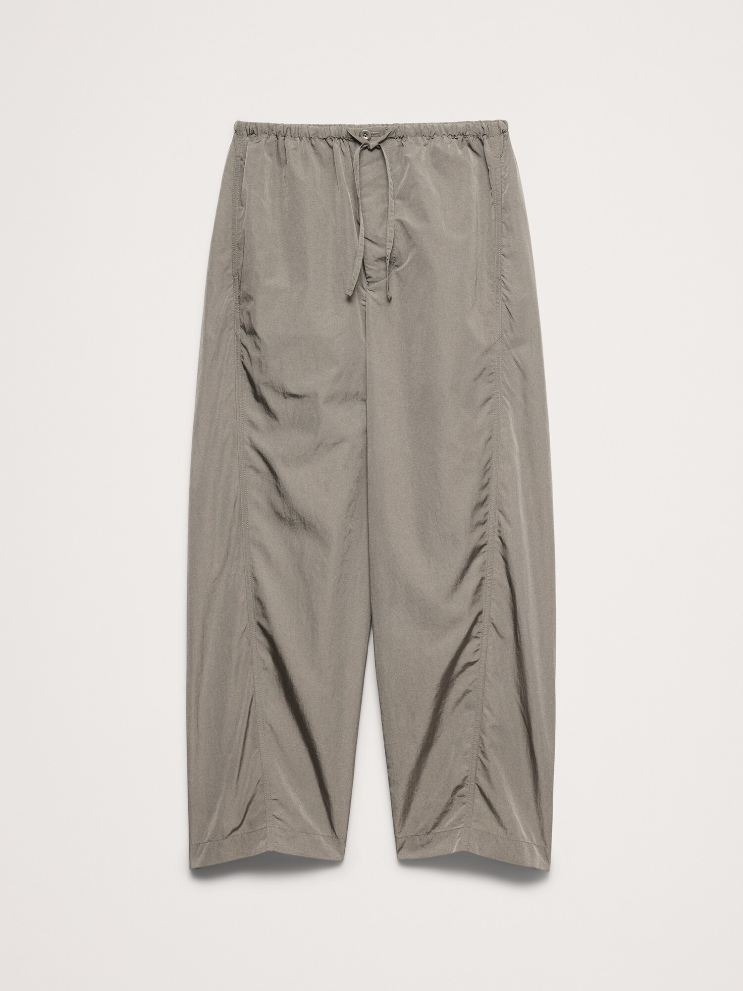 L'image numéro 5 présente Pantalon ample à cordon de serrage en nylon
