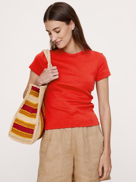 T-SHIRT MINIMALISTE EN COTON POUR BÉBÉ