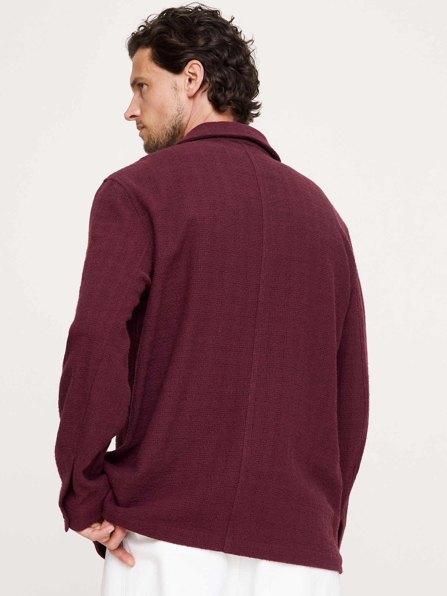 Image number 3 showing, Basketweave Shirt Jacket