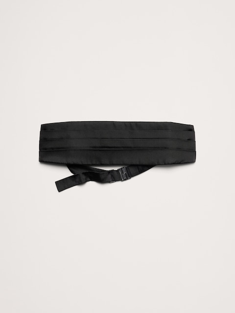 CEINTURE DE SMOKING EN SOIE