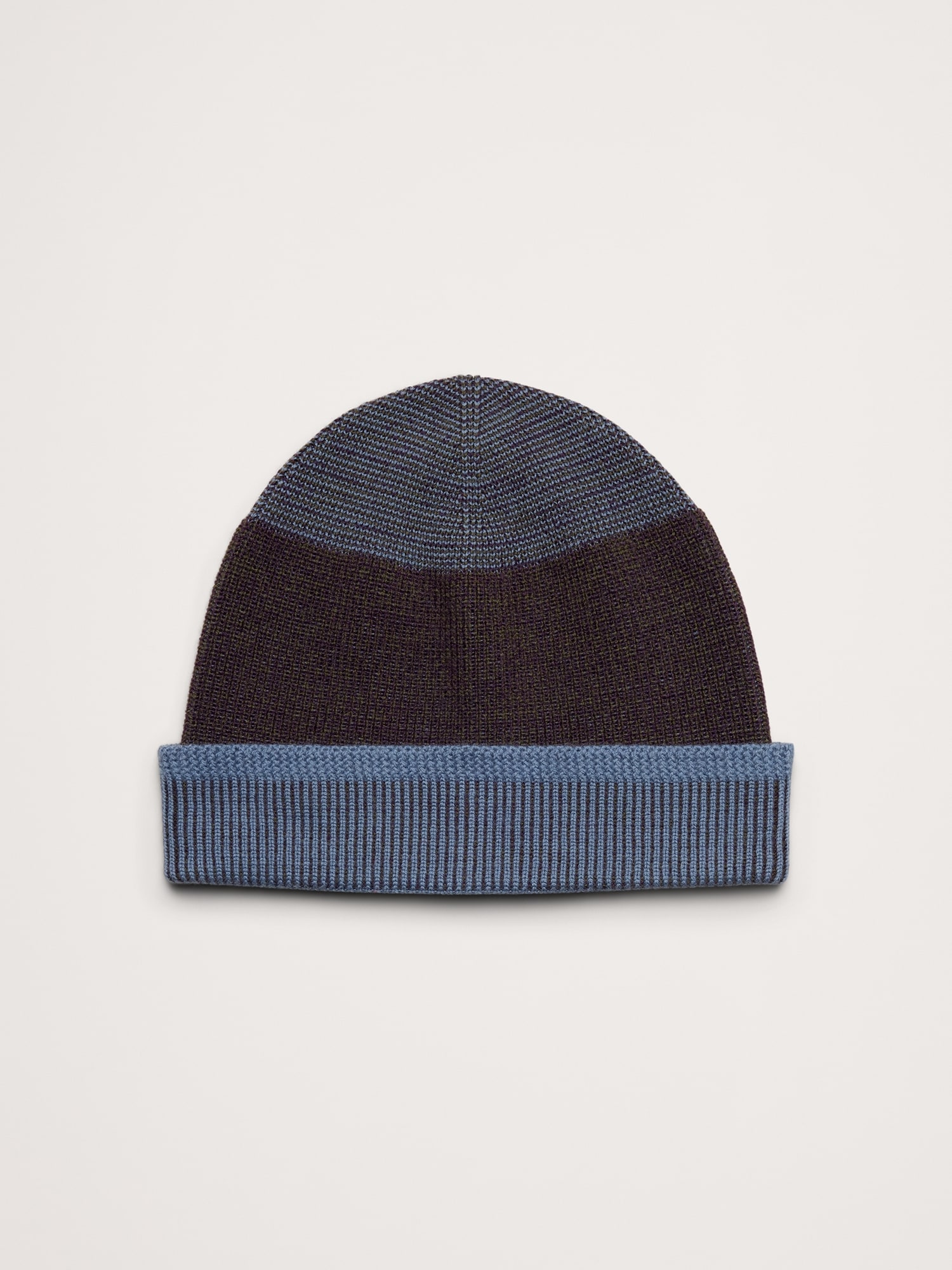 Merino Lightweight Striped Beanie
