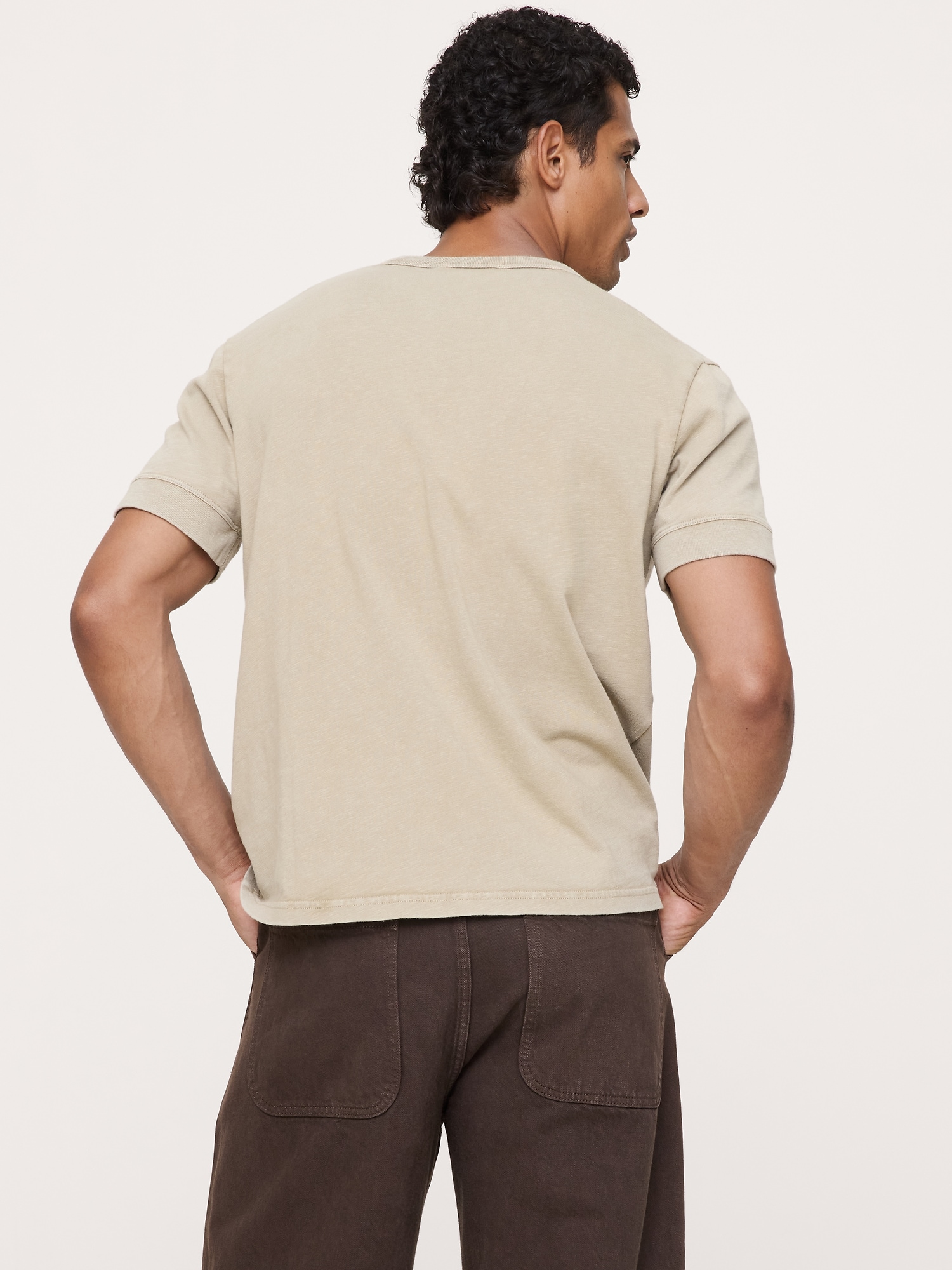 Image number 3 showing, Heritage Cotton Slub Henley T-Shirt