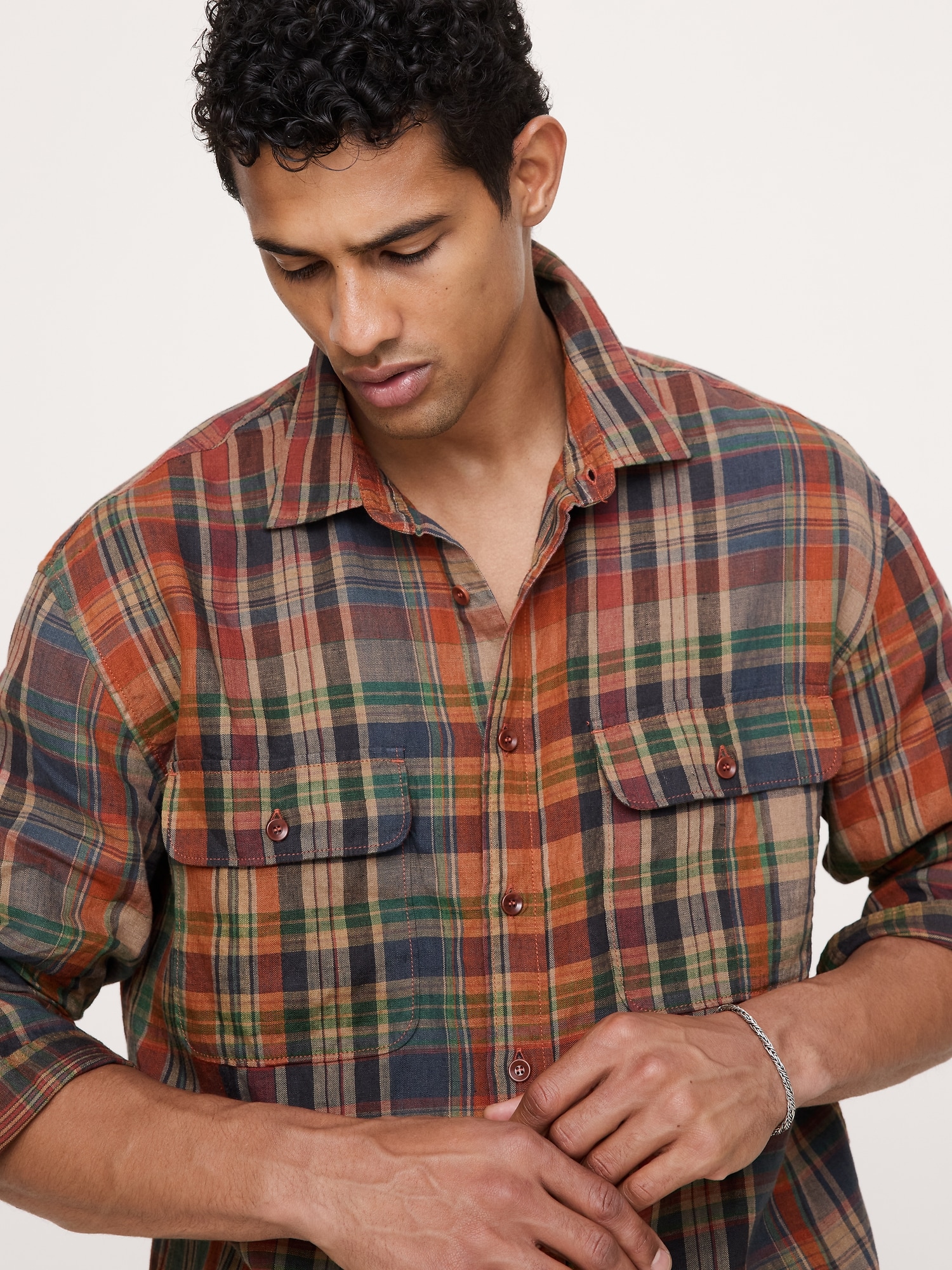 Relaxed-Fit Linen Explorer Shirt