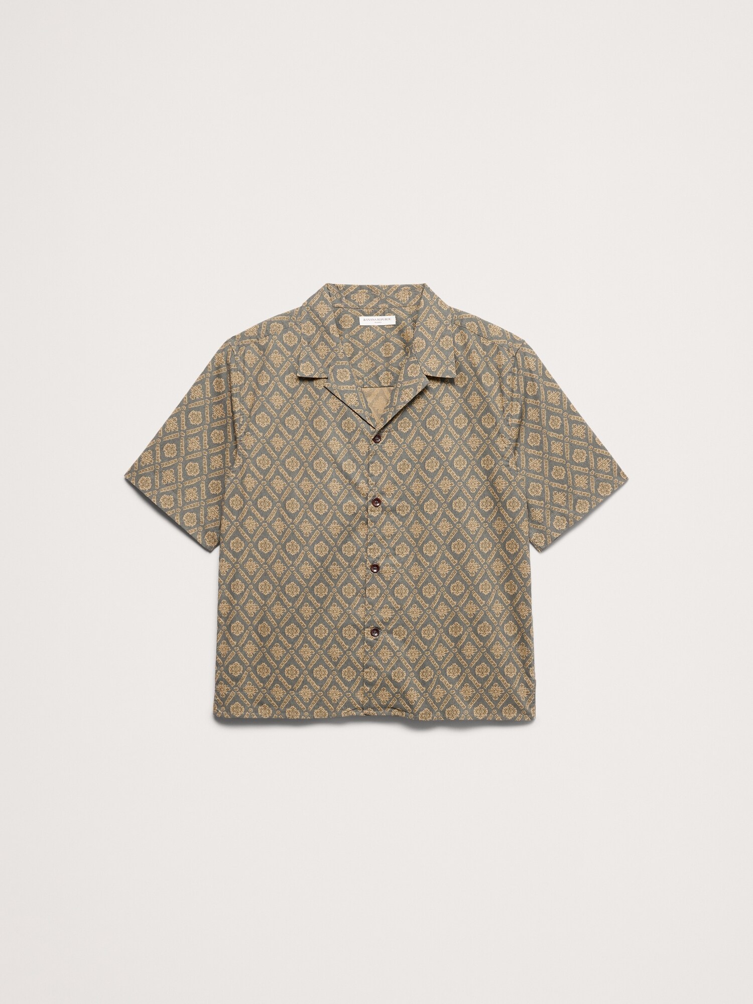 Image number 4 showing, Relaxed-Fit Cotton Poplin Resort Shirt