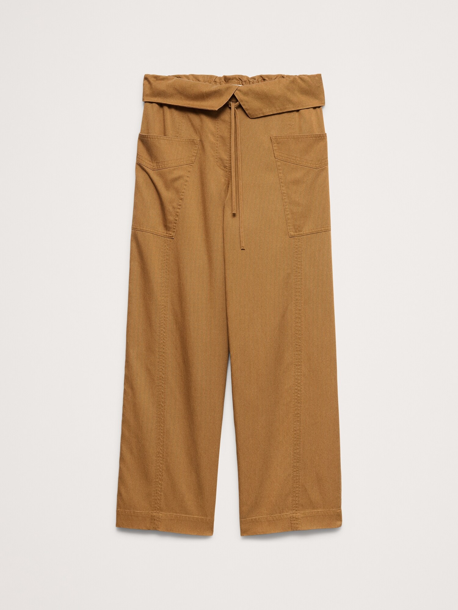 L'image numéro 8 présente Pantalon de pêcheur droit à taille haute