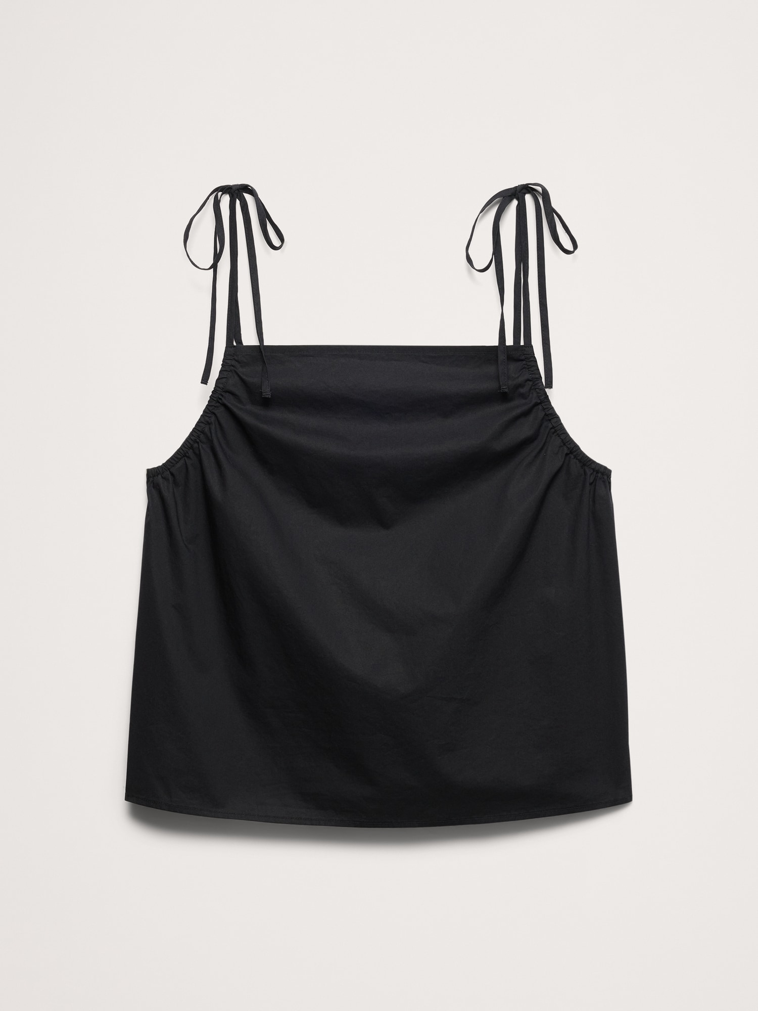 Image number 7 showing, Cotton Poplin Tie-Strap Tank