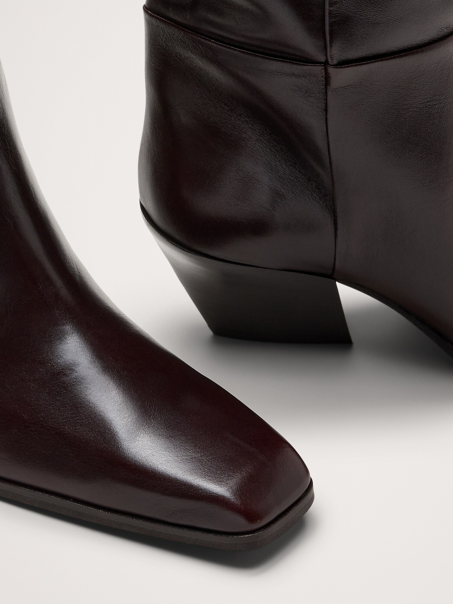 Italian Leather Knee-High Boot