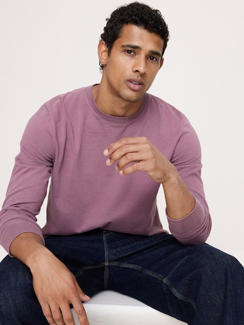 Heavyweight Cotton Long-Sleeve T-Shirt