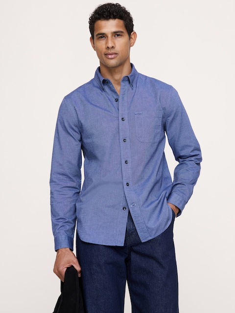 CHEMISE OXFORD DE COTON COUPE STANDARD