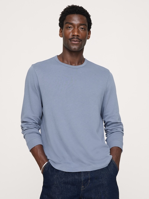 Cotton Jersey Long-Sleeve T-Shirt