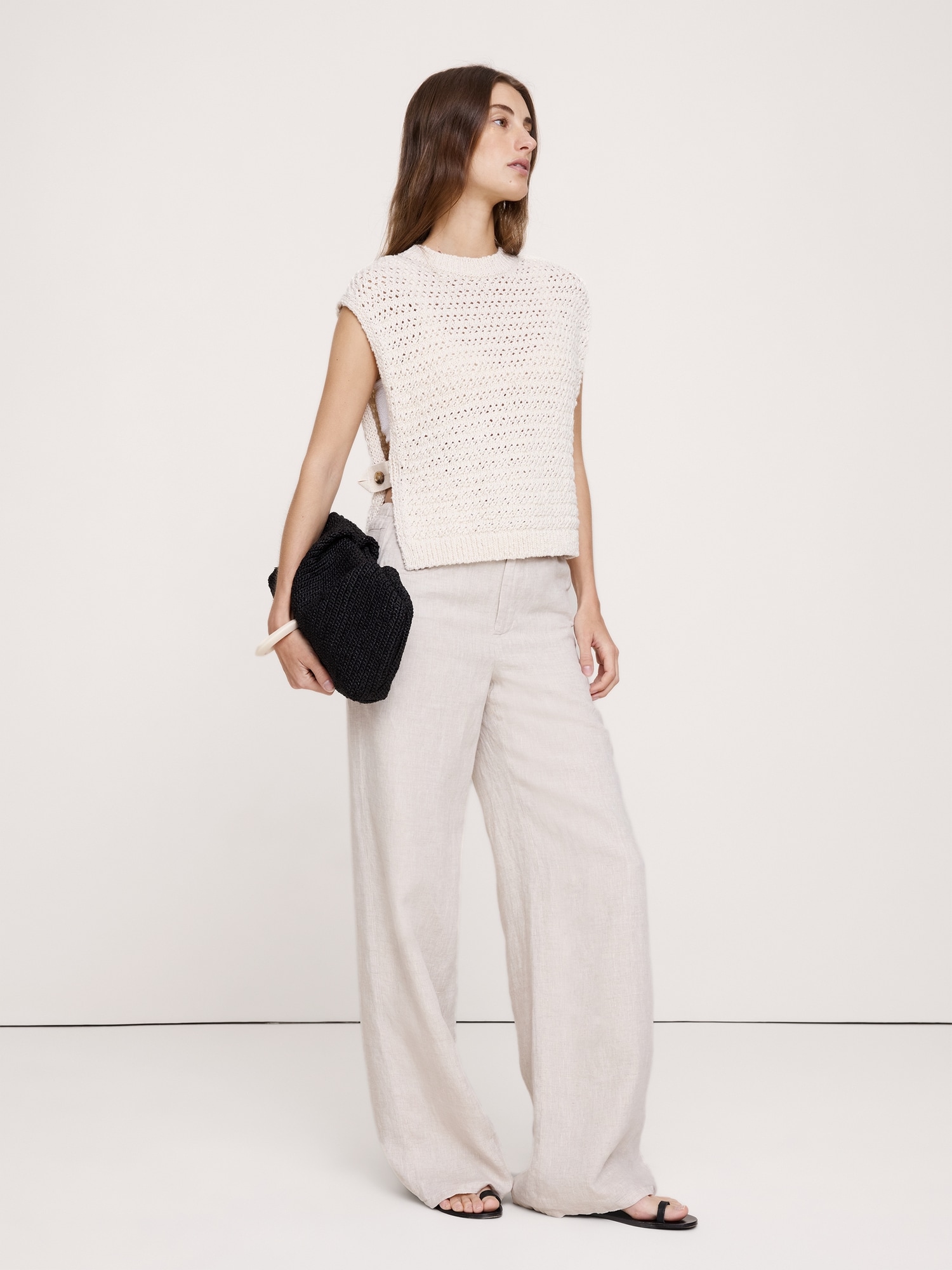 Image number 4 showing, Open Side-Button Sweater Vest