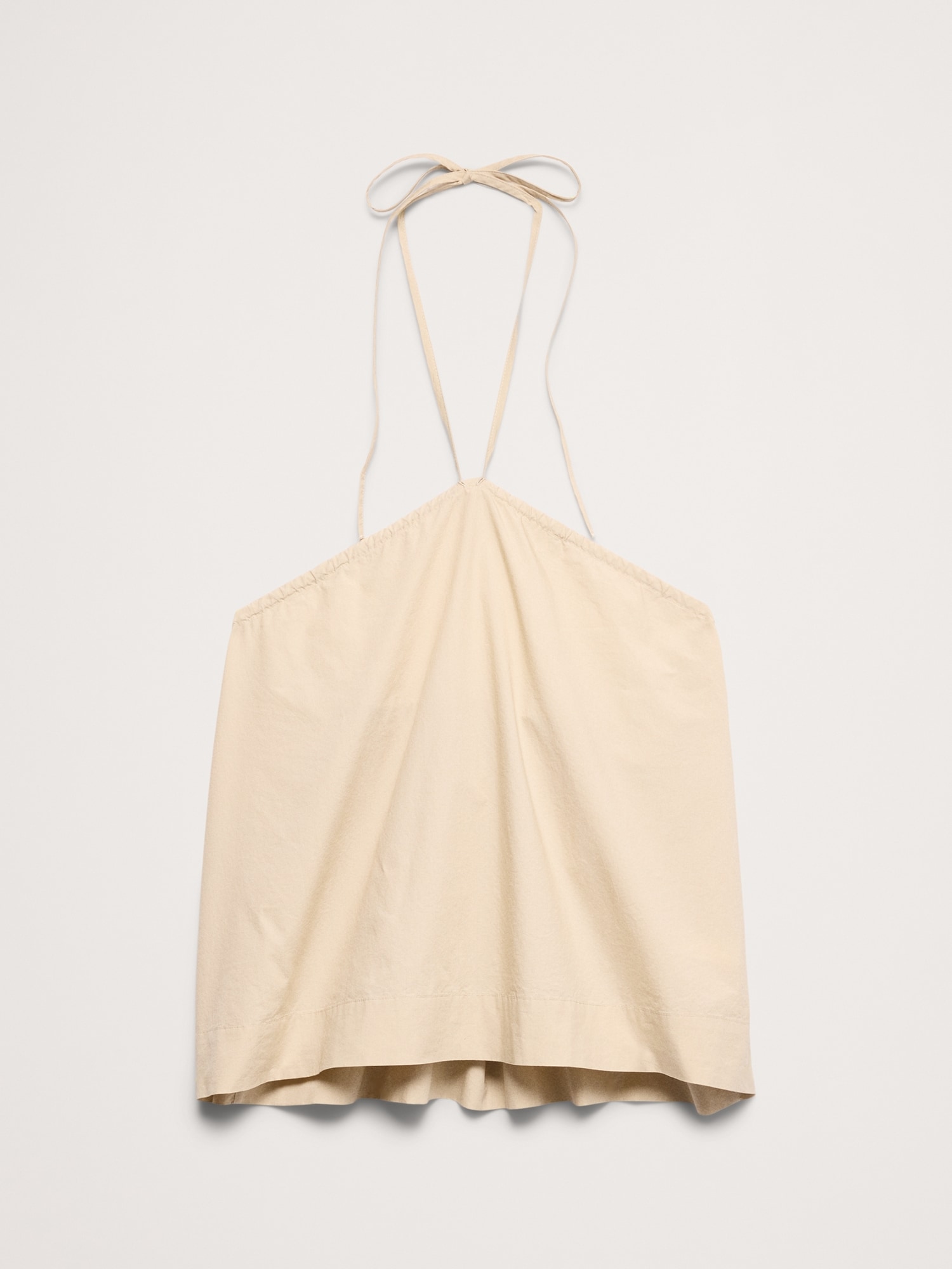 Image number 5 showing, Cotton Poplin Halter Top