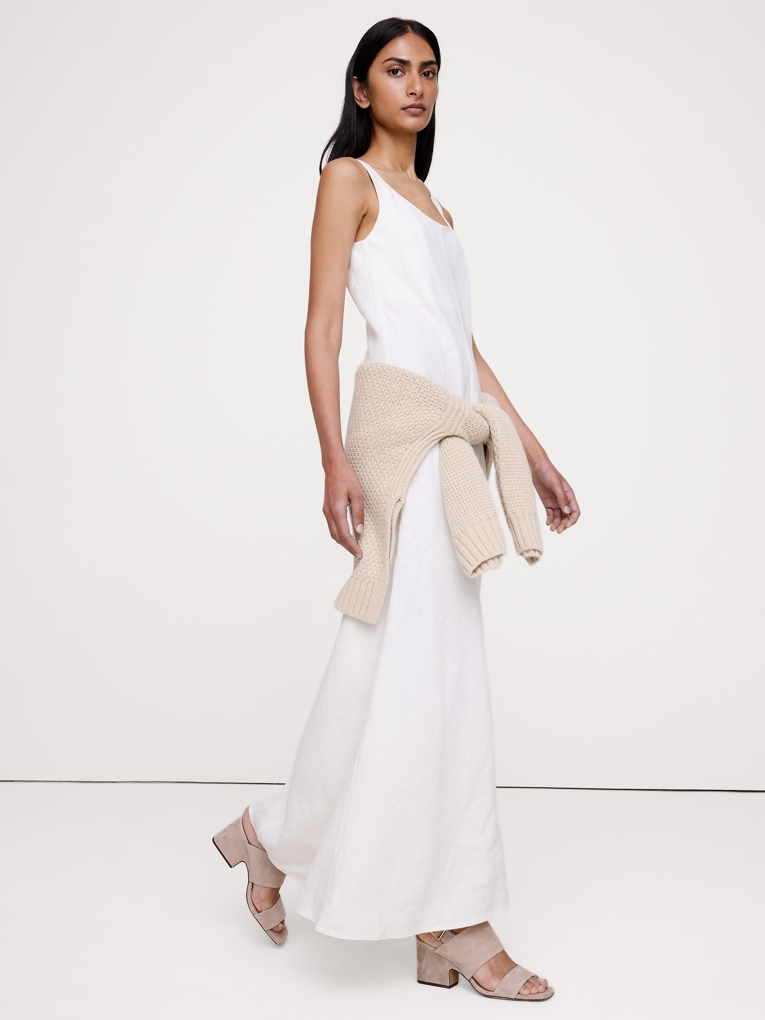 Image number 2 showing, Suede Block-Heel Sandal