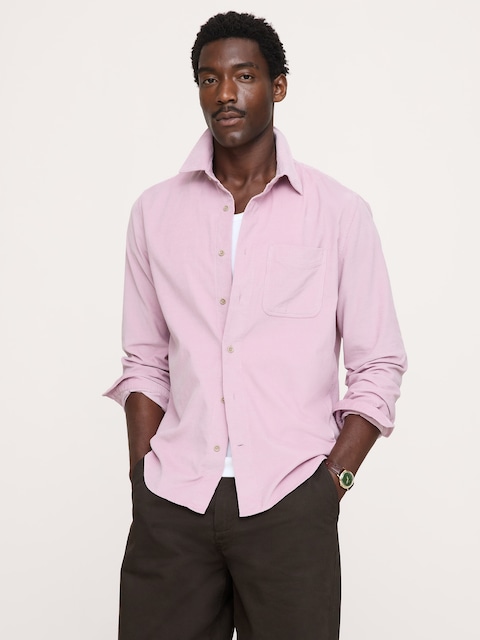 CHEMISE STANDARD EN VELOURS CÔTELÉ LÉGER