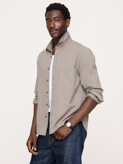 Standard-Fit Lightweight Flannel Shirt