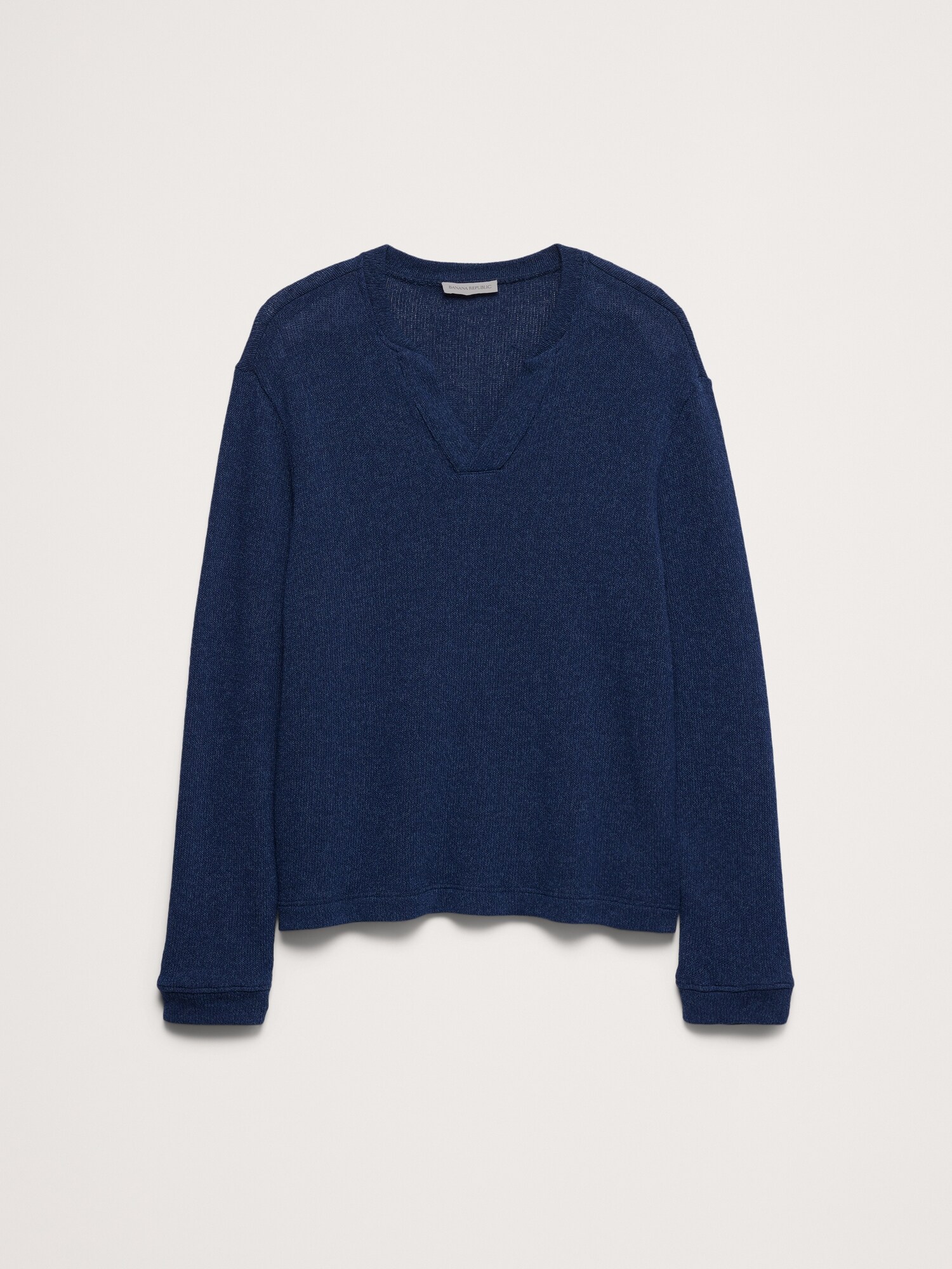 Image number 4 showing, Marled Notch-Neck T-Shirt