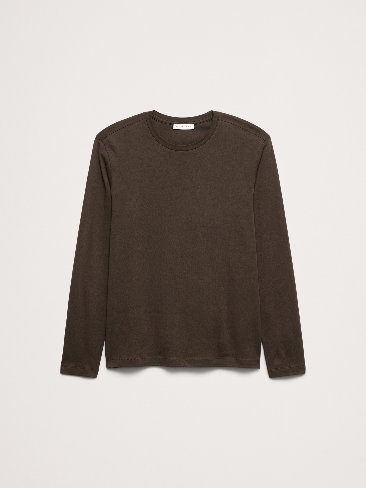 L'image numéro 4 présente T-shirt à manches longues en tissu luxueux