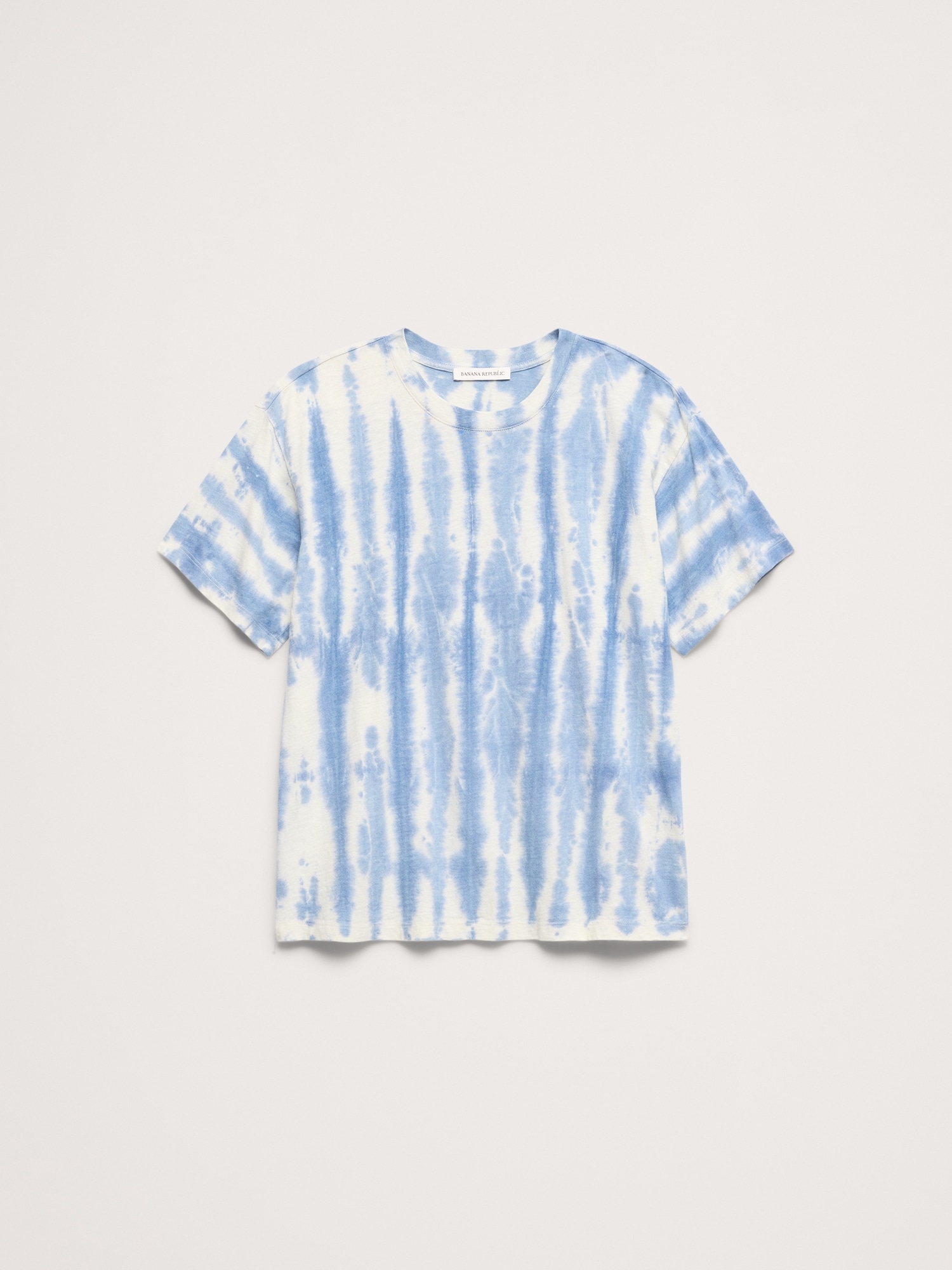Image number 7 showing, Cotton Slub Boyfriend Crew-Neck T-Shirt