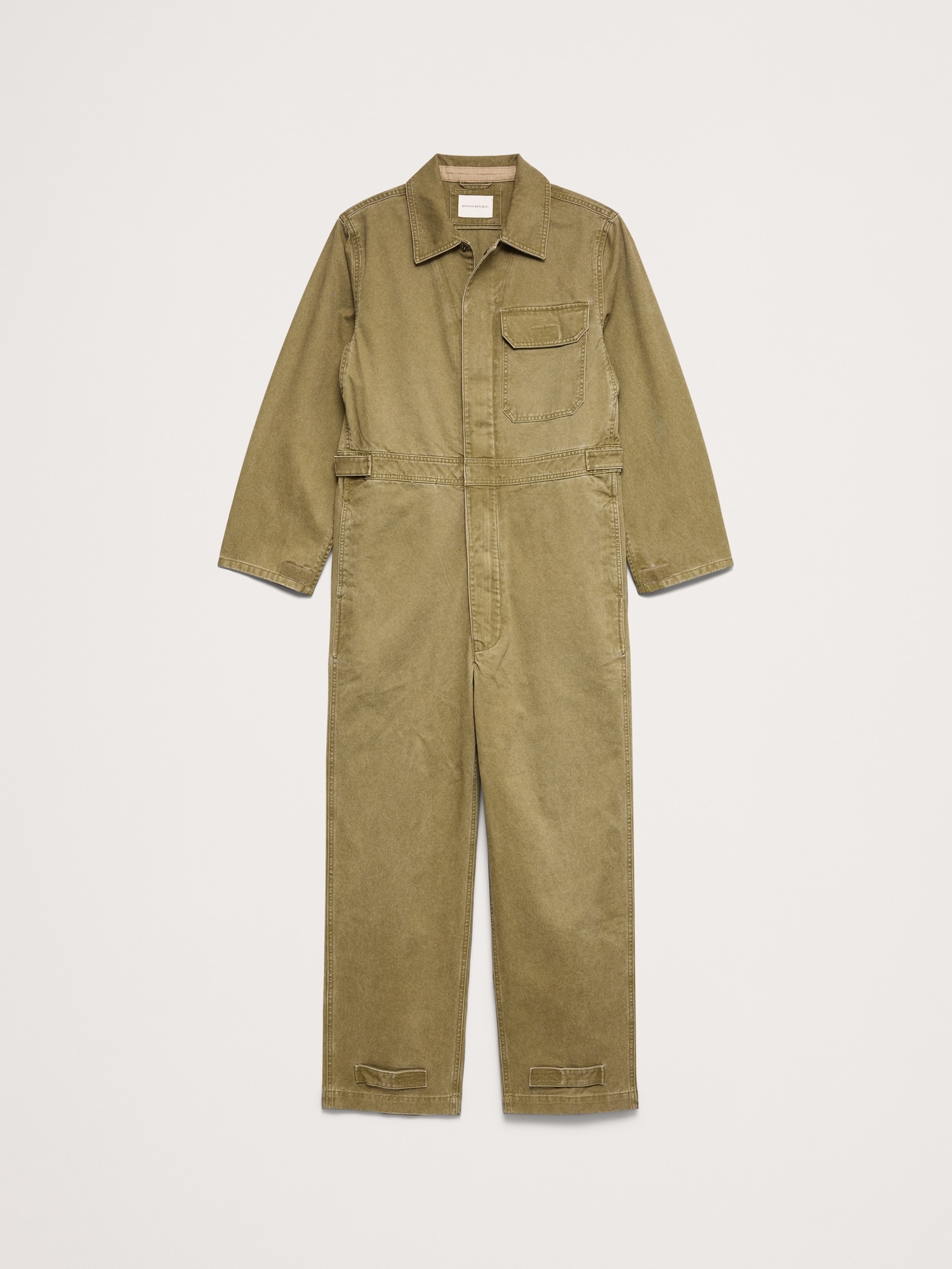 Cotton Twill Utility Jumpsuit | Banana Republic