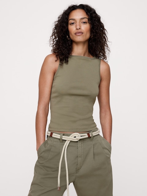 CAMISOLE MINIMALISTE EN COTON