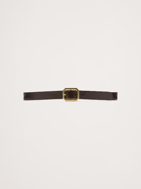 Geometric-Buckle Belt