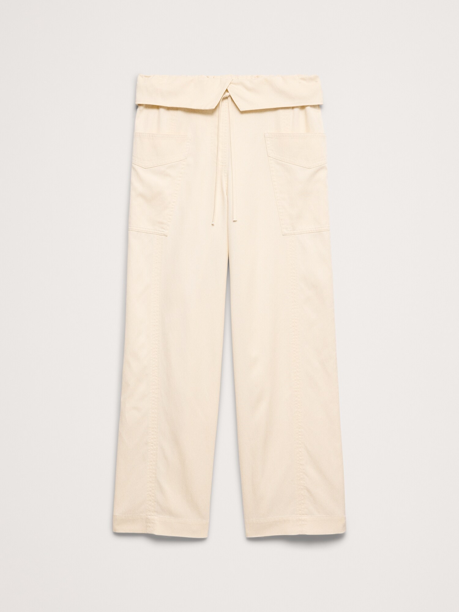L'image numéro 5 présente Pantalon de pêcheur droit à taille haute